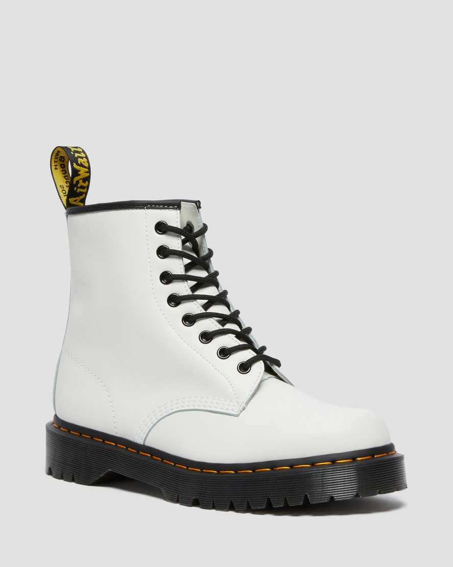 Dr. Martens 1460 Bex Smooth Nahka Miesten Nilkkurit - Valkoinen Nilkkurit [834-ZADJXT]